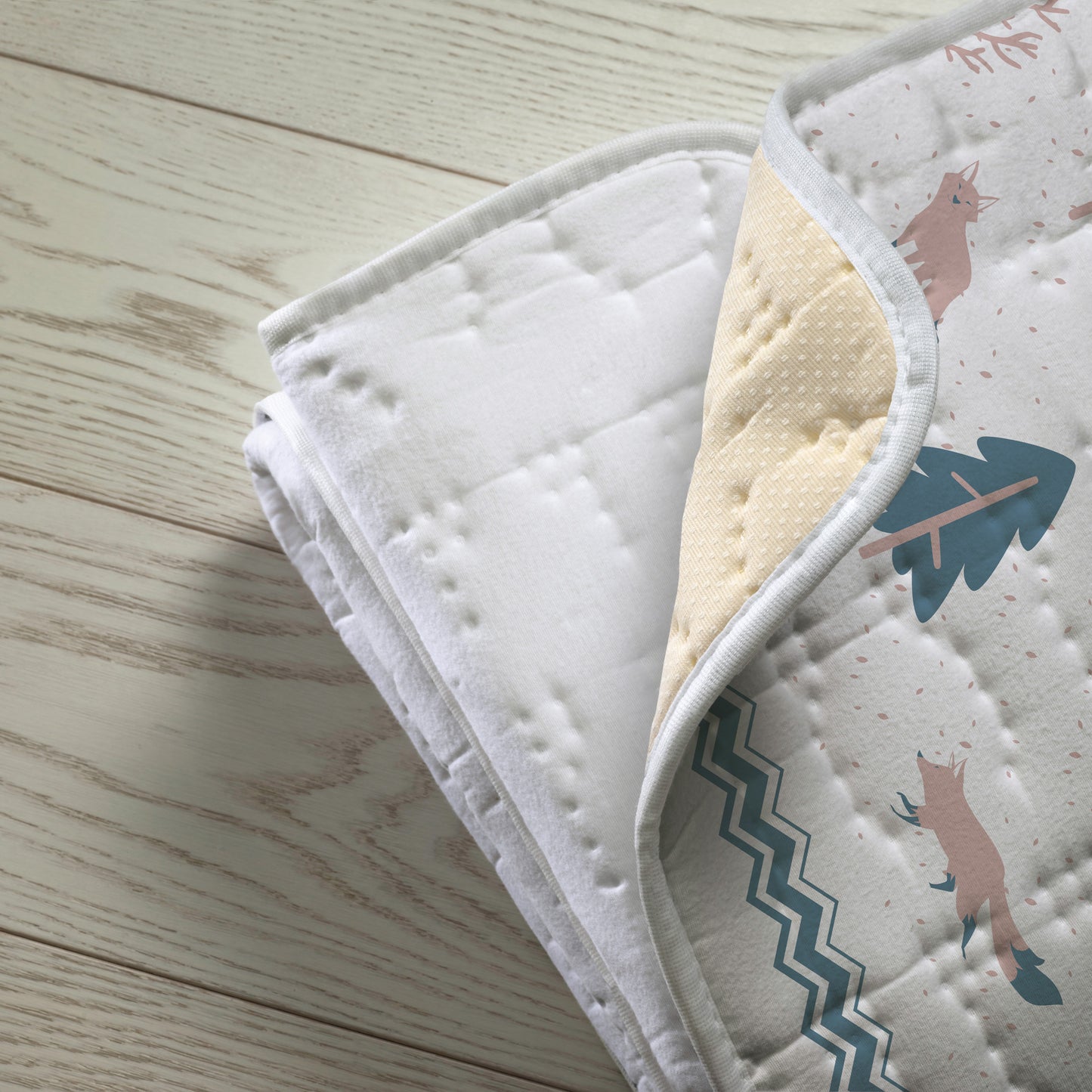 Adapto Coton Renards Lit 2 places 140 cm