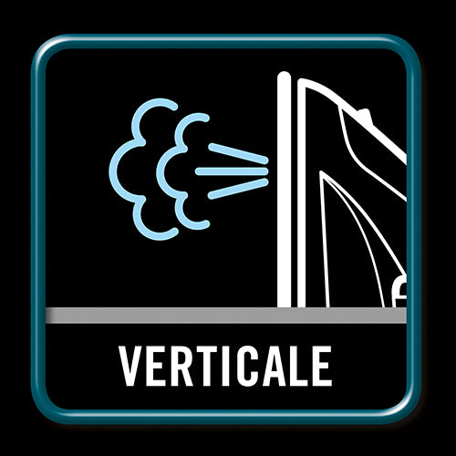 Vapore in verticale