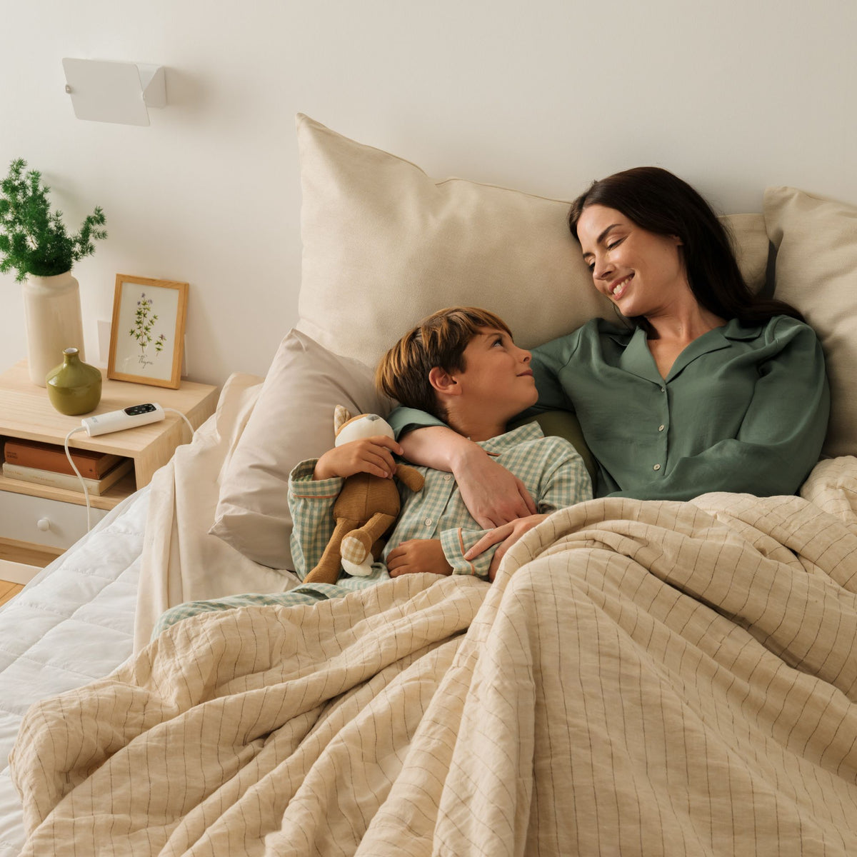 Kit Regalo Scaldasonno Maxi Adapto matrimoniale + Millefiori Milano Fiori di Perla