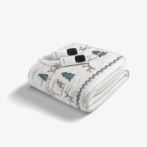 Adapto Baumwolle Doppelbett Rentiere