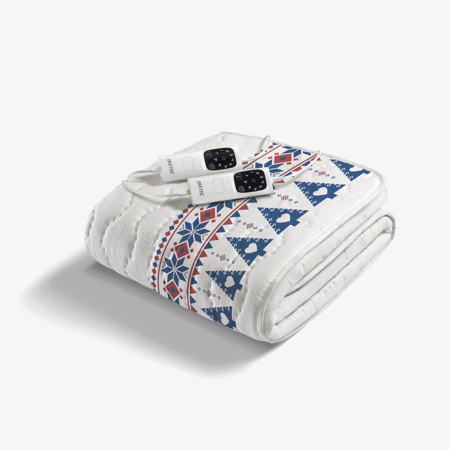 Adapto Baumwolle Blaue Bäume Doppelbett