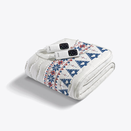 Adapto Baumwolle Blaue Bäume Doppelbett
