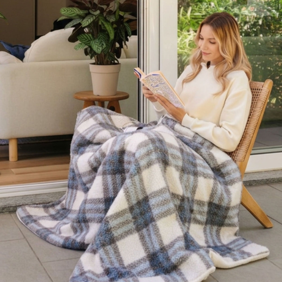 CaldoPlaid Active Bouclé cm 160x120