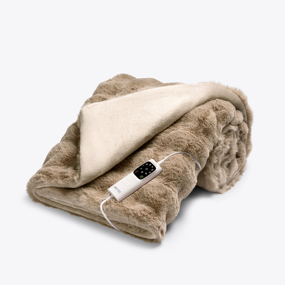CaldoPlaid Adapto Pelliccia Effetto Nuvola cm 160x120
