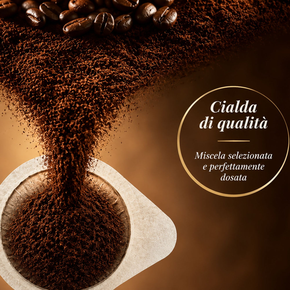 Macchina caffè espresso a cialde e.s.e. filtro carta